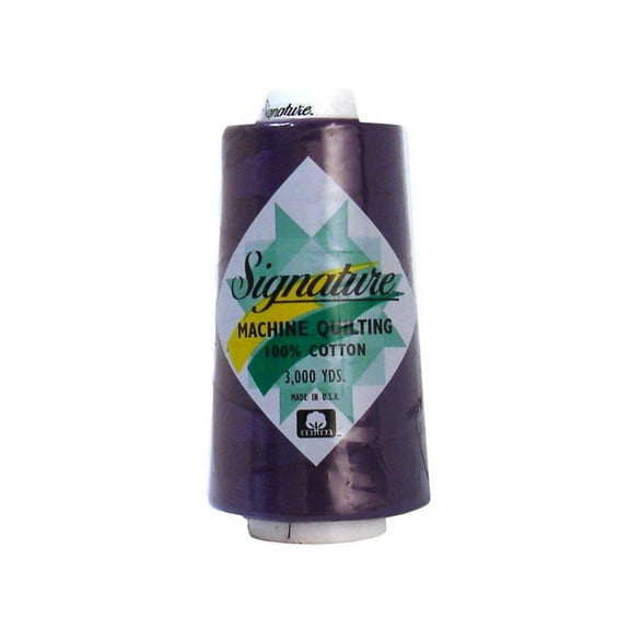 Signature 100%Ctn Quilt Thread 3000yd Purple Jewel