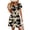 Black, variant on Summer Dresses for Women 2026 Casual Plus Size V Neck Floral Print Dress Beach Vacation Sundress Modest Dresses