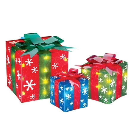lighted christmas presents outdoor decoration set of 3 - Outdoor Lighted Presents Christmas Decorations lighted christmas presents outdoor decoration set of 3 - Outdoor Lighted Presents Christmas Decorations