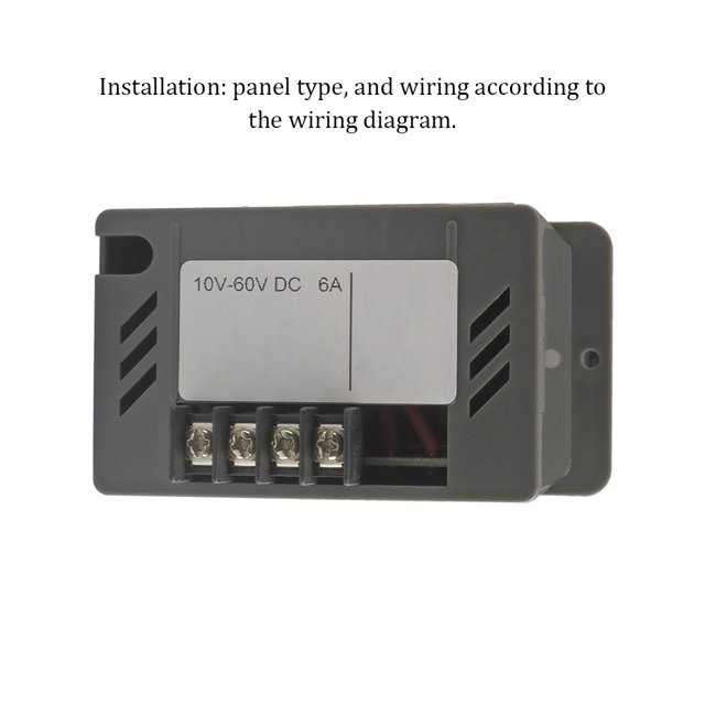 DC 10-60V Moteur Réglable Contrôleur Remplacement 3 Vitesses Réversible Gamme de Régulation Outils Modifié Interrupteur 6A Moteurs Régulateur de Vitesse Réglage des Composants de l'Outil