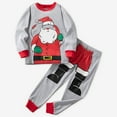 thumbnail image 2 of UYYX Christmas Boys Fall Clothes Christmas Boys Size 8 Clothes Fall Girl Clothes Long Sleeve Crewneck Sweatshirt Top Pants With Pocket Girl Outfit 8-9 Years, 2 of 8