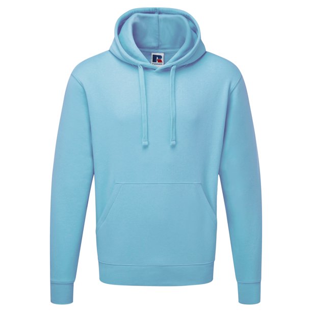 Russell - Sudadera con capucha Modelo Authentic hombre/caballero - Deporte/Gimnasio/Running (Azul Cielo)