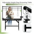 thumbnail image 3 of S-HOME 47 Inch Adjustable Dog Grooming Table in Sturdy MDF and Metal Material with Foldable Legs for Easy Storage, 3 of 8