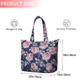 thumbnail image 4 of Pioneer Flower Floral Print Pattern Travel Tote Bags for Women Carry On,Large Weekender Bags for Women Travel,Multi Functional Duffle Bag for Work,Shopping,Sports, 4 of 5