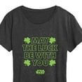thumbnail image 3 of Star Wars - St. Patrick's Day May Luck Be With You - Women's Short Sleeve Graphic T-Shirt, 3 of 5