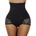 thumbnail image 1 of Ochine Women Shapewear Butt Lifter Hi-Waist Double Tummy Control Panty Lace Trim Waist Trainer Body Shaper, XS-3XL, 1 of 5