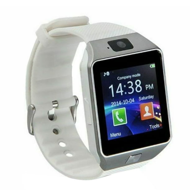 Cateissary DZ09 Bluetooth Smart Watch 2G SIM Llamada de teléfono Soporte Tarjeta TF Cámara Relojes de para para para Relojes inteligentes blanco
