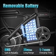 thumbnail image 6 of GWEIT Electric Bike for Adults,750W Peak Folding Electric Bike, 40-Mile Range, 14-Inch Tire E-Bike with 48V 10Ah Removable Battery, Electric Mini Bike, 6 of 7