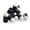 Black, variant on Homerr Sponge Daubers Painting Finger Applicators Daubers Finger Sponge Set 10 Pcs Craft Drawing Daubers for Finger Painting and Art Ink Applications