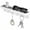 White, variant on 1PC Key Holder for Wall Decor Mail Shelf Organizer Tableware Hanger Wall Mounted with 6 Hooks Storage Rack for Kitchen Bathroom