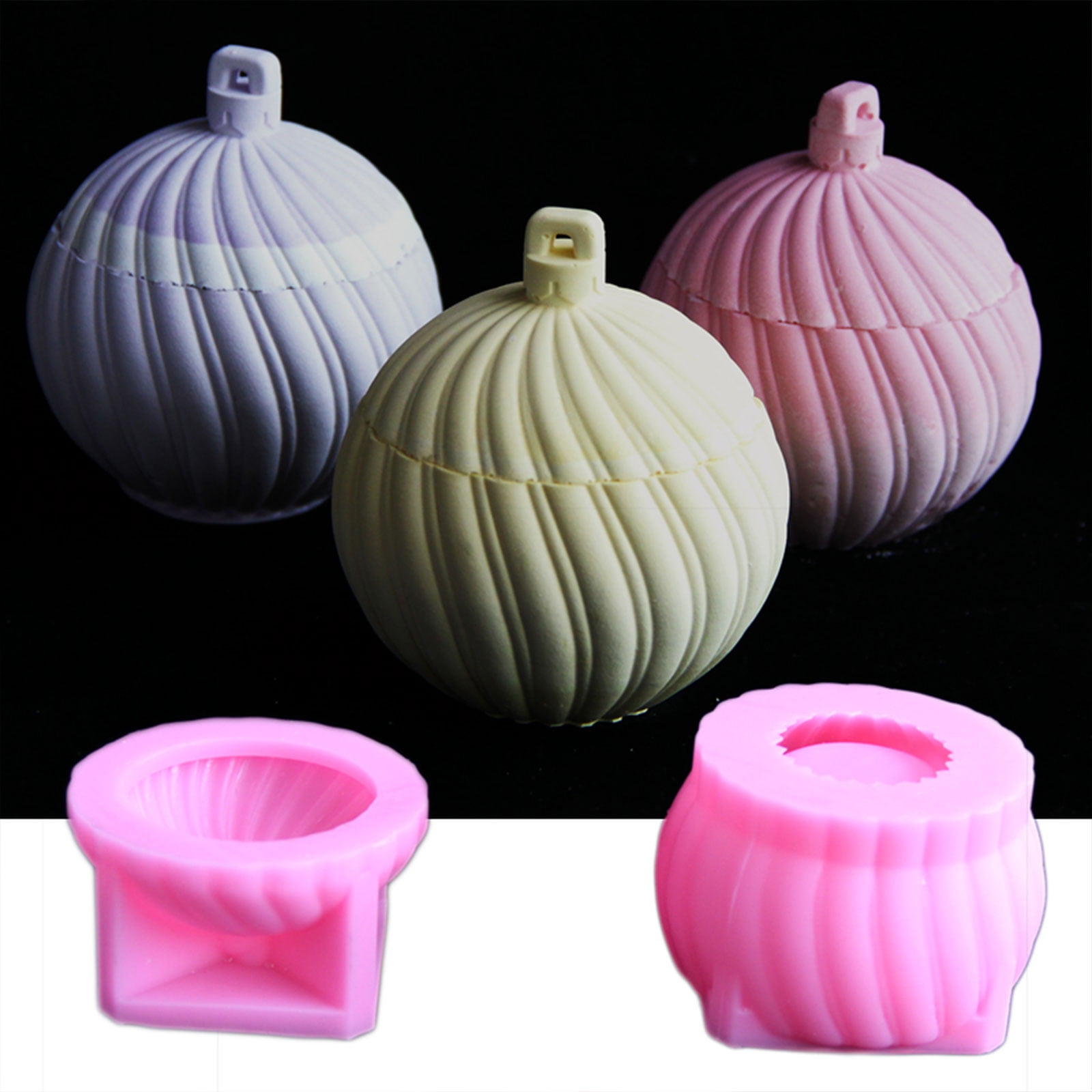 Delicate Sphere Jar Silicone Mold For Resin Storage Projects Including Holders And Christmas Gifts