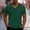 #473-Army Green, variant on Ceisia Men's Loose Fit V-Neck Short Sleeve T-Shirt with Waffle Knit Texture Solid Color Stretchy Casual Fitness Home Top Black Gifts for Father 5X