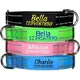 thumbnail image 1 of Collares personalizados para perros pequeños, medianos y grandes. Collar de nailon reflectante., 1 of 5