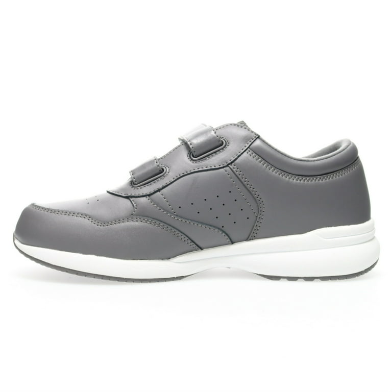 Propet Life Walker Strap Men's Sneakers - Dark Grey, Size 10H