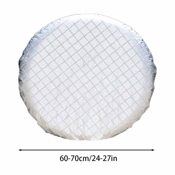 Momihoom Universal Reflective Tire Covers, 2-Pack Sun and Weather Protection for Motorhome, Trailer, and Boat