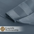 thumbnail image 5 of DWCN Striped Rectangle Tablecloth Waterproof - Spillproof, Stain Resistant Washable Polyester Fabric Jacquard Oblong Table Cloth for Party, Dining Room and Outdoor Picnic, Grey, 60 x 84 Inch, 5 of 7