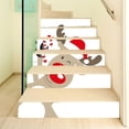 thumbnail image 2 of Árbol de Navidad 3D - 39,3 pulgadas x 7,08 pulgadas - 12 - con cajas de regalo Pegatinas autoadhesivas para escaleras Navidad, 2 of 5