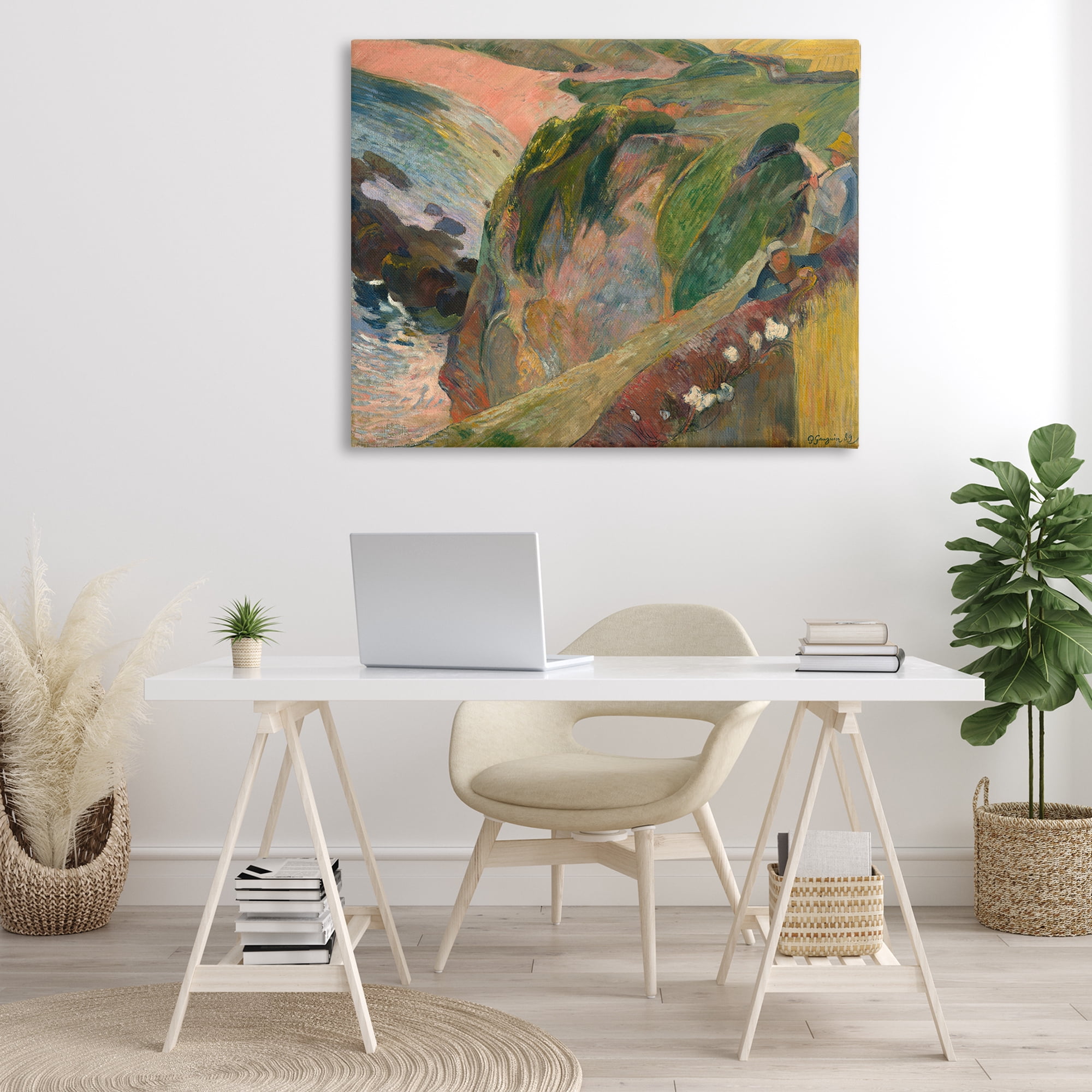 Stupell Industries Classic Gauguin Above The Sea Abstract Painting Wrapped Canvas Art Print Wall Art, 48 x 36