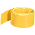 thumbnail image 1 of Tubo retráctil de calor de 29.5mm de ancho plano, tubo de envoltura de calor precortado para 18650, 10m de largo, amarillo, 1 of 4
