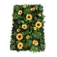 thumbnail image 3 of Panel de pared de césped artificial con flores Panel de pared verde Panel de pared de flores para Girasol, 3 of 9