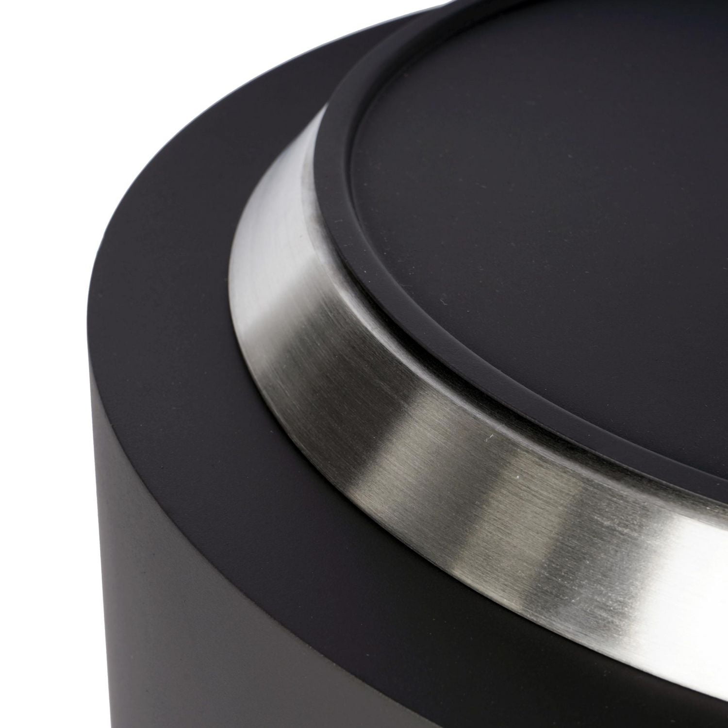 Muskoka 19.5" Black Steel/Stainless Steel Smokeless Wood Fire Pit with Lid, Poker & Protective Cover