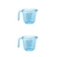 thumbnail image 2 of Ounissouiy Plastic Measuring Cups Pastry Kitchen Volumetric Container Cooking with Tool Measurement Liquid Multi Handle Measure Azul 150ml 2Conjunto, 2 of 6