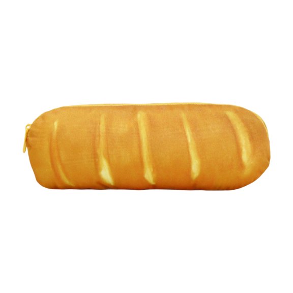 Bread Pencil Pouch Large Capacity Zipper Stationery Multifunctional Wallet