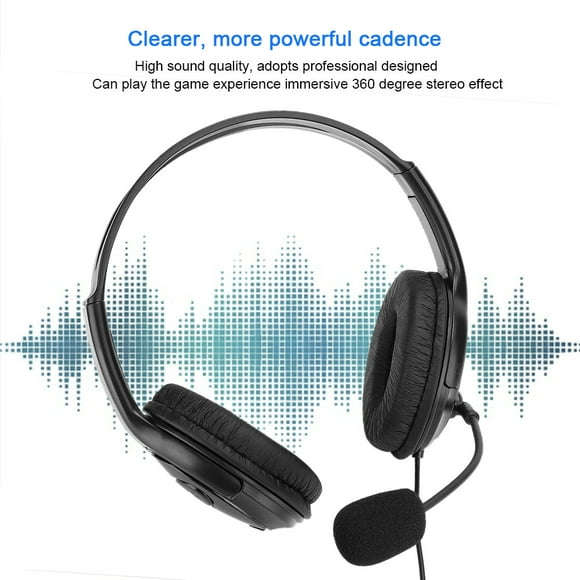 ABS Headset, Call Headphone, Headphone, Comfortable For , For Game, Black With White Box Packaging