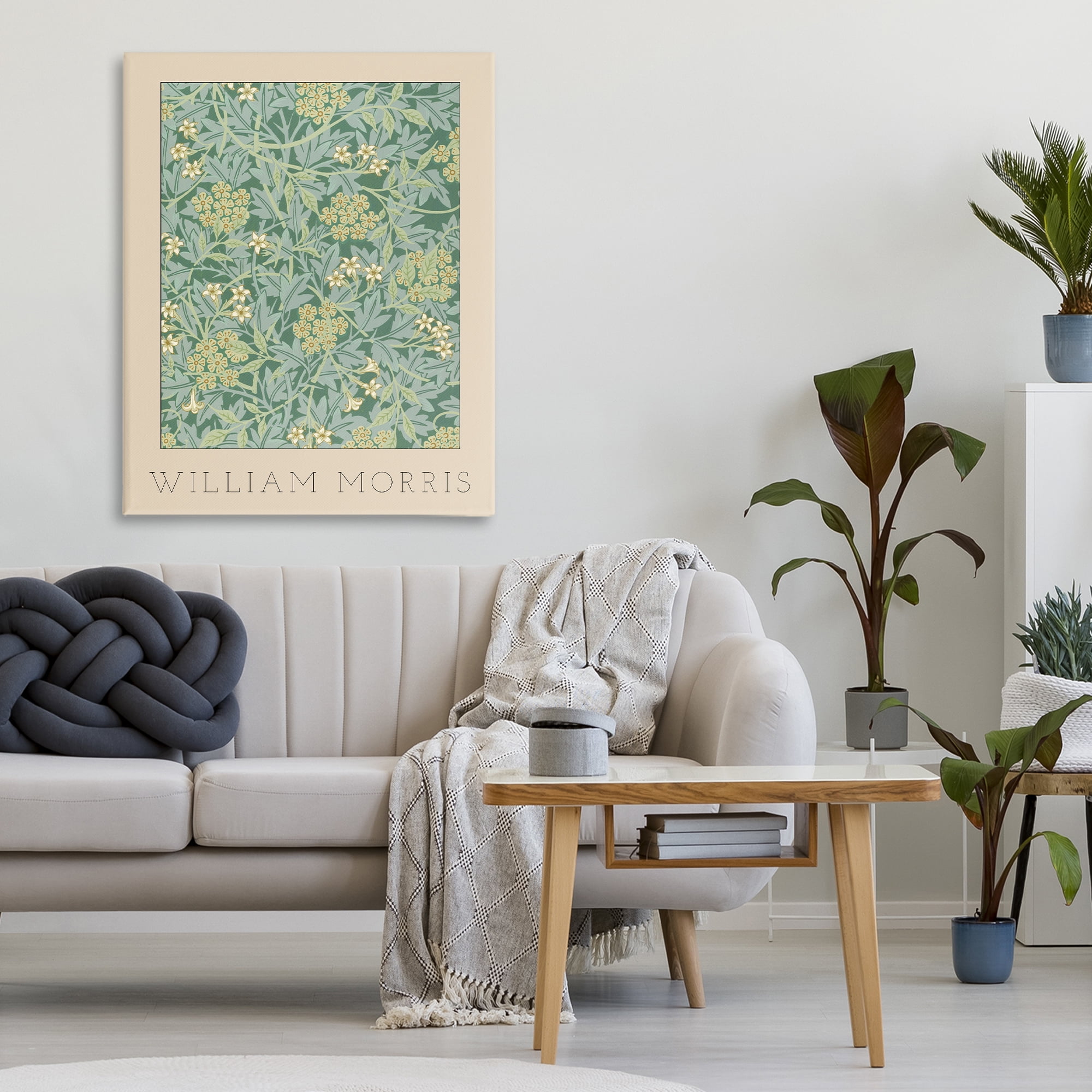 Stupell Industries William Morris Green Tones Canvas Wall Art, design by Lil' Rue