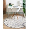 thumbnail image 1 of Rugs.com Arlo Collection Rug – 5 Ft Round Sandy Beige Medium Rug Perfect For Kitchens, Dining Rooms, 1 of 9