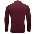 thumbnail image 5 of Men's Lightweight Turtleneck Shirts Long Sleeve Thermal Pullover Sweater Slim Fit Casual Knitted Basic Layer Tops, 5 of 8