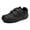 Black2, variant on Blikcon Boys School Uniform Dress Shoe Loafer Shoes Double Hook and Loop (Color : Black, Size : 12 Little Kid)
