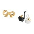 thumbnail image 5 of 3 Piece Furniture Handle Swan Statue Bowknot Pull Brass Material for Kitchen Drawer Living Room Decor, 5 of 8