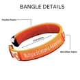 thumbnail image 2 of Multiple Sclerosis Awareness Bangle Bracelets 1 Pack, 2 of 3