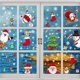 thumbnail image 2 of Pegatinas de pared de alce y Papá Noel, decoración de ventana, Feliz Navidad para el hogar, regalos de Navidad, Feliz Año Nuevo, 2024 Natal, 2 of 4