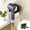 Gray #3, variant on Folding Hair Dryer Holder Rack, Wall-Mounted No-Drill Storage Organizer with Adhesive for Bathroom, Holds 2kg, Includes Jewelry Hooks, White/Gray/Beige
