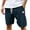 Navy, variant on Razzly Men's Casual Shorts Breathable Corduroy Pants For Daily Leisure Pocket Design Straight Fit Ideal For Spring Summer Autumn Comfortable And Versatile Mens Shorts with Pockets Athletic(Navy,2XL)