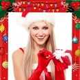 Xmas Paper Photo Frame Handheld Photo Frame Christmas Party Photography