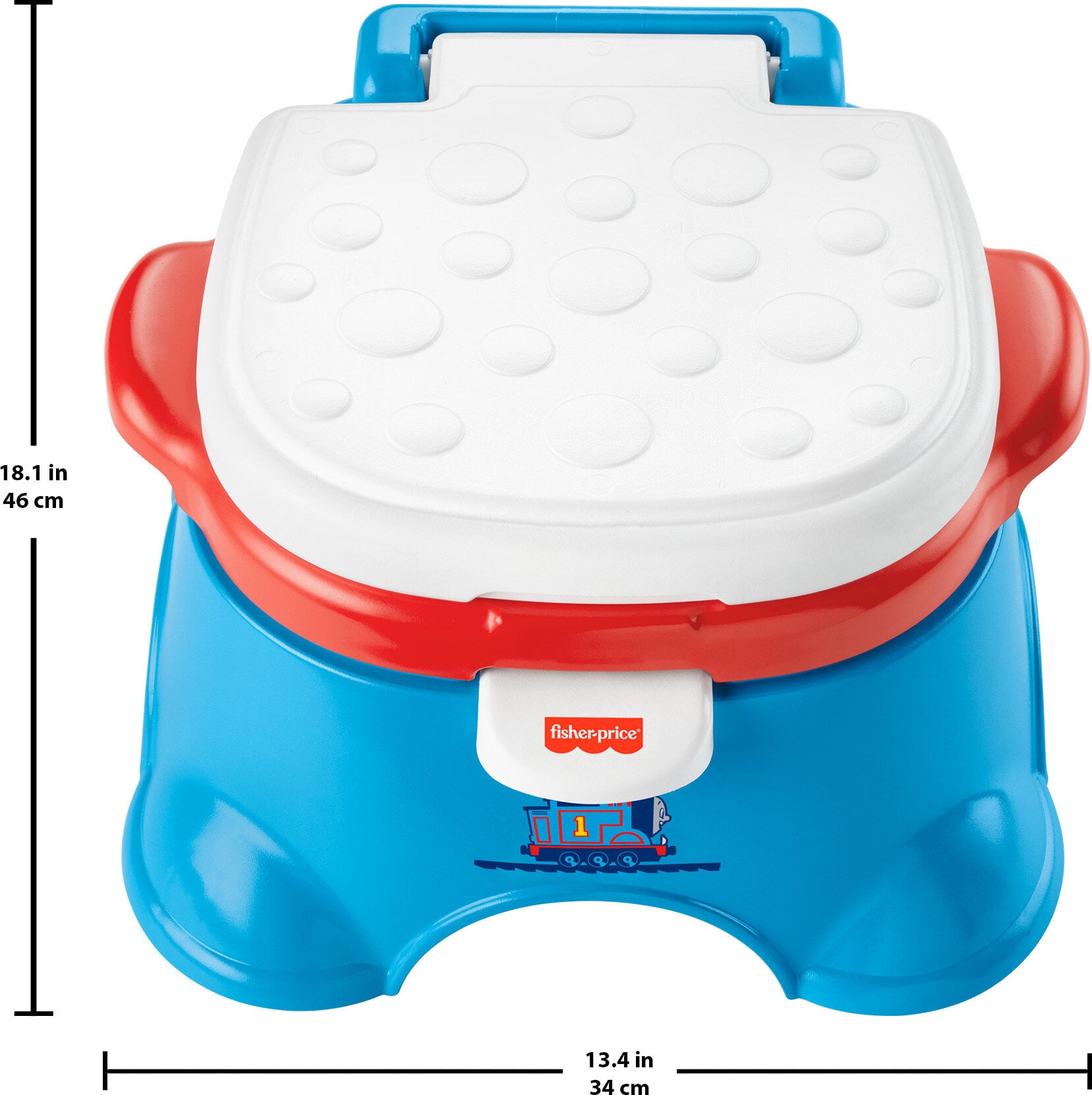 Fisher-Price Thomas & Friends 3-in-1 Toddler Potty Training Toilet and Step Stool with Music