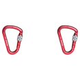 thumbnail image 1 of Wweixi 1/2/3 Mousqueton Résistant à l'Usure Technologie Avancée Grand Application Coloré Résistance aux Impacts Renforcée Pinces à Carabiner pour Extérieur Rouge 2 Pcs, 1 of 6