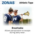 thumbnail image 4 of BSN Medical Zonas Athletic Tape by Actimove, 1.5" x 15 Yards - 32 Pack, 4 of 8