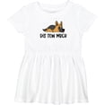 thumbnail image 3 of Inktastic Napping Dis Tew Much German Shepherd Girls Baby Dress, 3 of 5