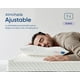 thumbnail image 2 of Almohada Ajustable Suave Luuna, 2 Pack, Relleno 100% Memory Foam Triturado Ajustable, Funda Lavable, blanco Estándar, 2 of 6