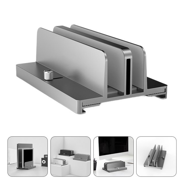 unbranded 1Ud Soporte Vertical Para Tablet Y Laptop De Aluminio Para Escritorio Con Estructura Y Duradera
