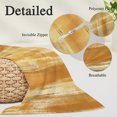thumbnail image 3 of Golden Brown Ombre Body Pillow Cover 20 x 54 Inch Decorative Pillow Cover Modern Abstract Art Oil Painting Lumbar Pillowcase Seasonal Rectangle Cushion Case for Couch Sofa Bed Living Room, 3 of 9