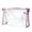 Purple, variant on kladzum Travel Clear Makeup Bag Clear Transparent Plastic PVC Travel Cosmetic Make Up Toiletry Bag Zipper