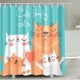 thumbnail image 1 of Cortina de ducha Super Mario impermeable para baño infantil, 1 of 5