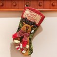 thumbnail image 3 of Koszal Cartoon Cute Santa Claus Snowman Patterns Christmas Sock Gift Container Decor, 3 of 7