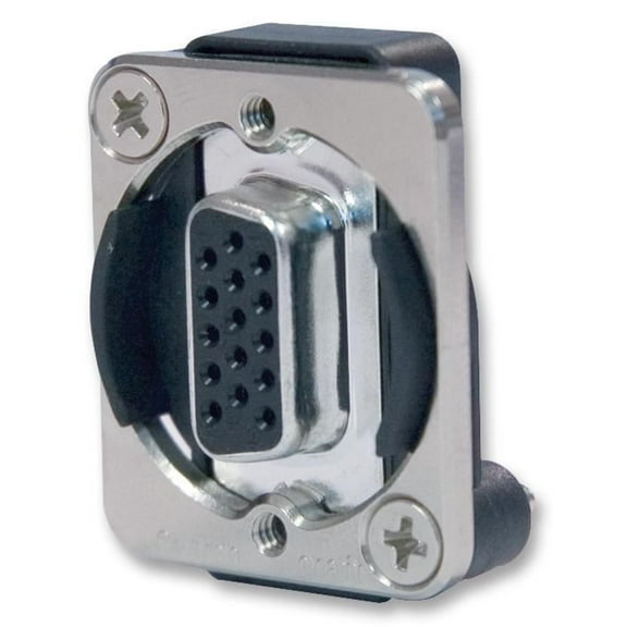 SWITCHCRAFT/CONXALL - 15 Pin D Socket to Socket, XLR Housing