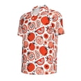 thumbnail image 3 of Daiia Hand Drawn Tomatoes Pattern Men’s Polo Shirts,Solid Deck Shirt,Classic Fit, Breathable Cotton Polo for Casual and Sport Wear-X-Large, 3 of 9